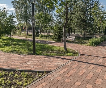 Укладка тротуарной плитки Старый город