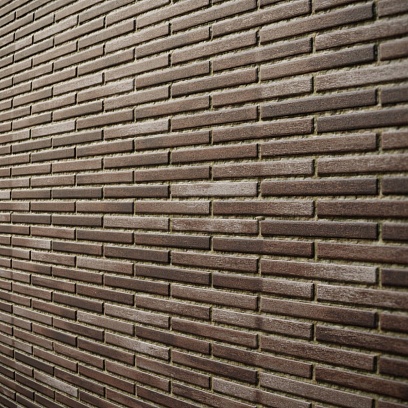 Ригельный кирпич "Штайн Браун" (полный прокрас) 70 мм фото